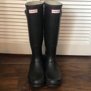 Women’s Matte Black Hunter Boots